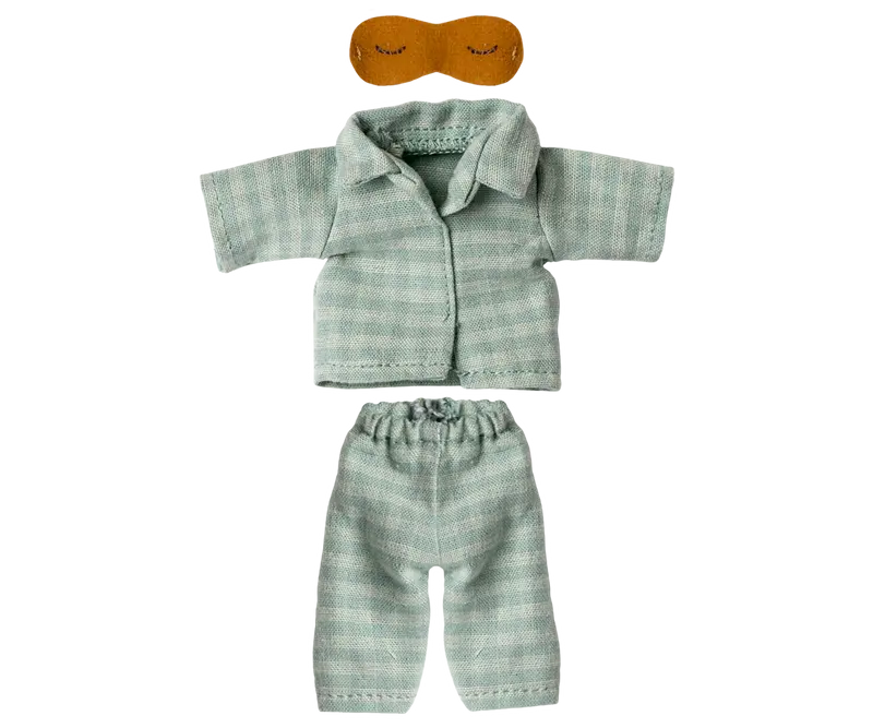 TØJ MUS FAR PYJAMAS MINT