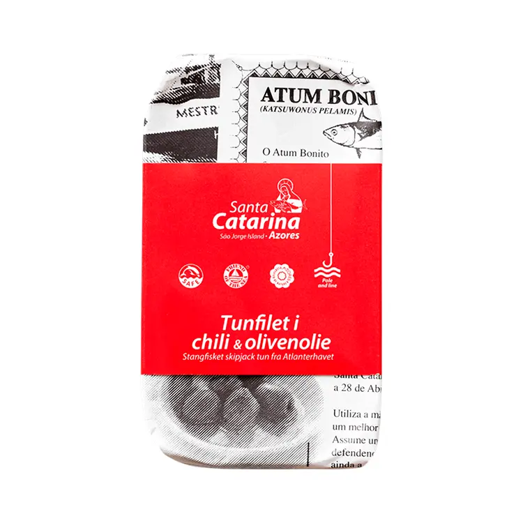 Tunfilet i Mild Chili og Olivenolie | Konserves