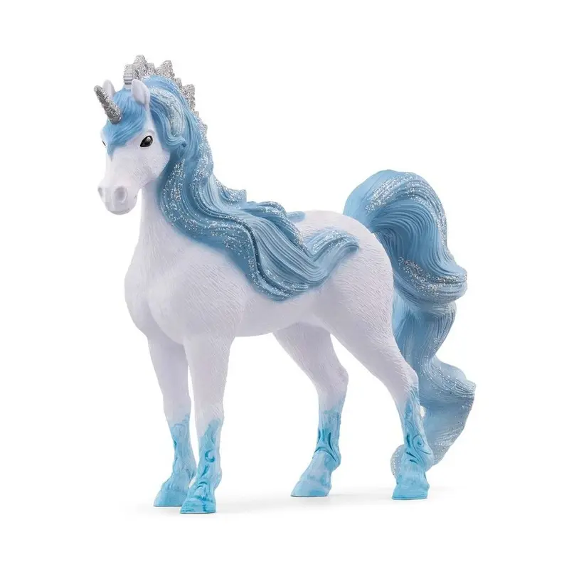 Unicorn, blå/lilla glitter