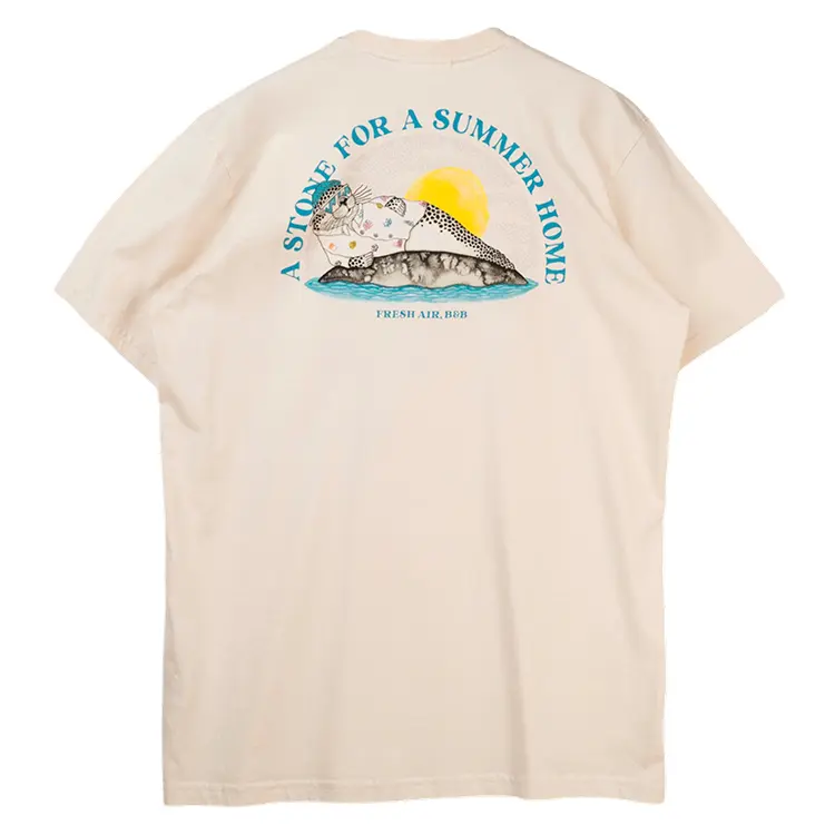 Vacation Stone Back T-shirt | Kortærmet T-shirt | Unisex | Bomuld