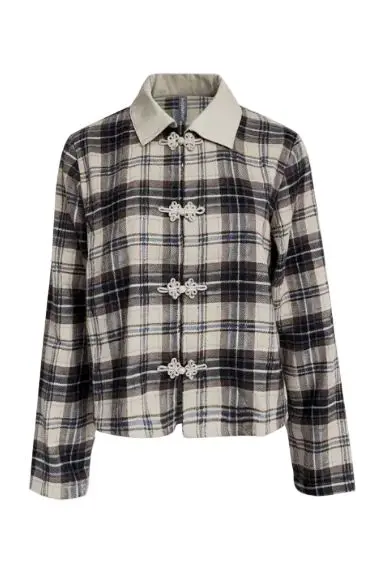 Valentin Studio - Frog Shirt Check Ch171860c - Sand Check