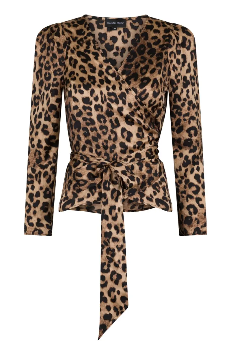 Valentin Studio - Josie Leopard Blouse - Leopard
