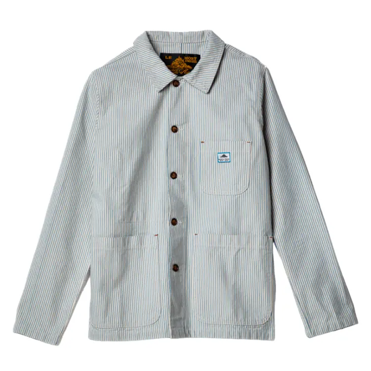 Vame Striped Work Jacket | Jakke | Unisex | Bomuld