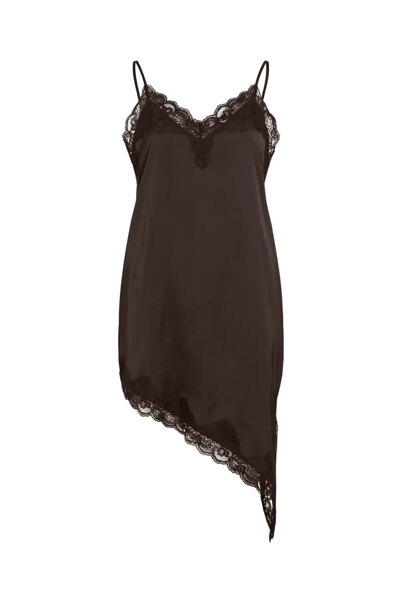 Vila - Cey Strap Dress - 5092672 Coffee Bean