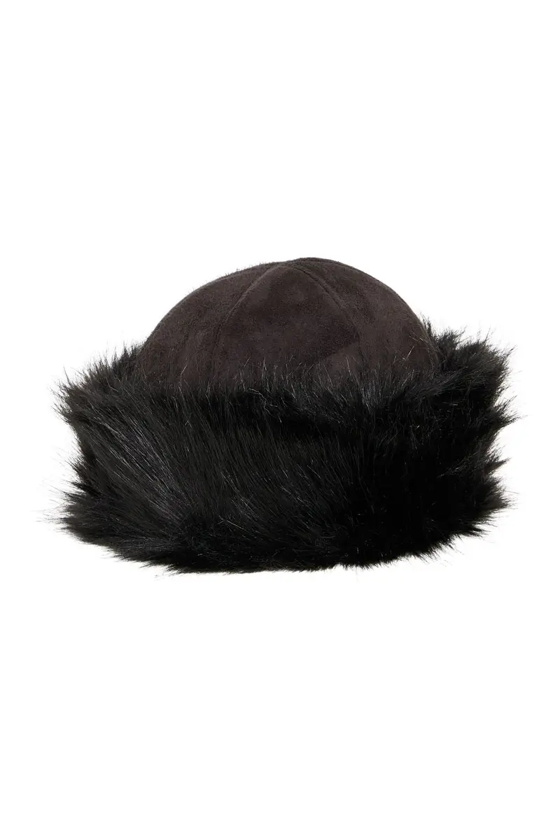 Vila - Viea Shearling Hat /Ef - 5176515 Black