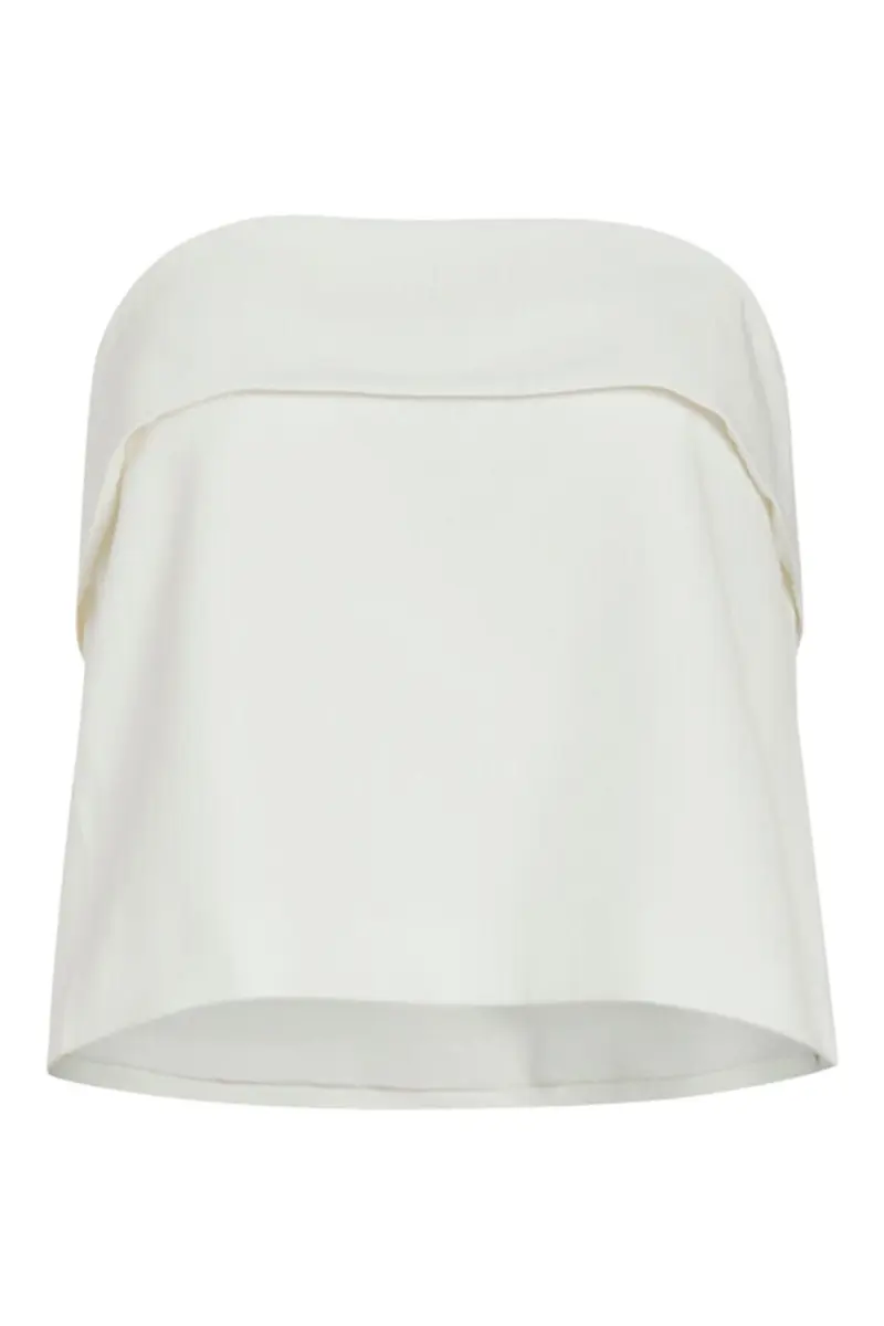 Vila - Vigery Bandeau Short Top/Dc - 4954378 Cloud Dancer