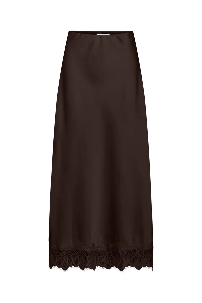 Vila - Vilea Ankle Skirt - 5078400 Coffee Bean