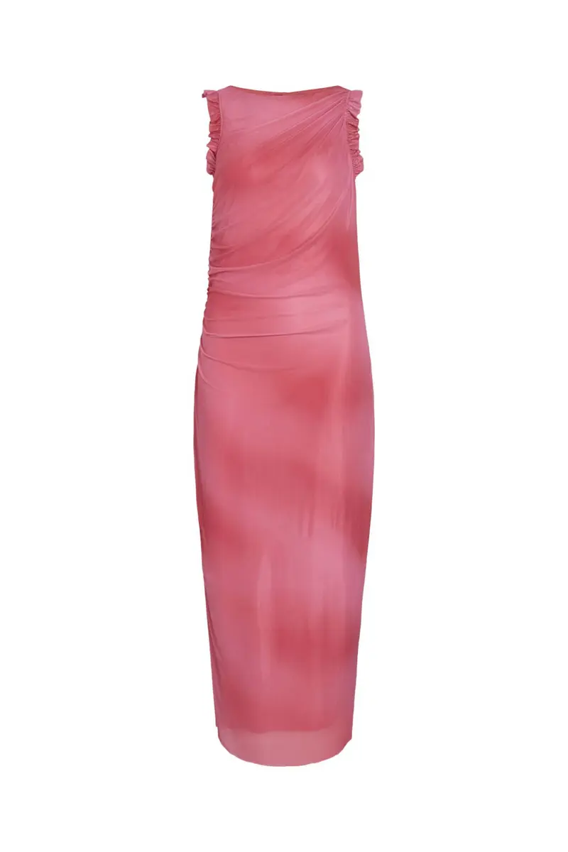 Vila - Virikke S/L Ankle Dress/1/Ka - 5003312 Sea Pink