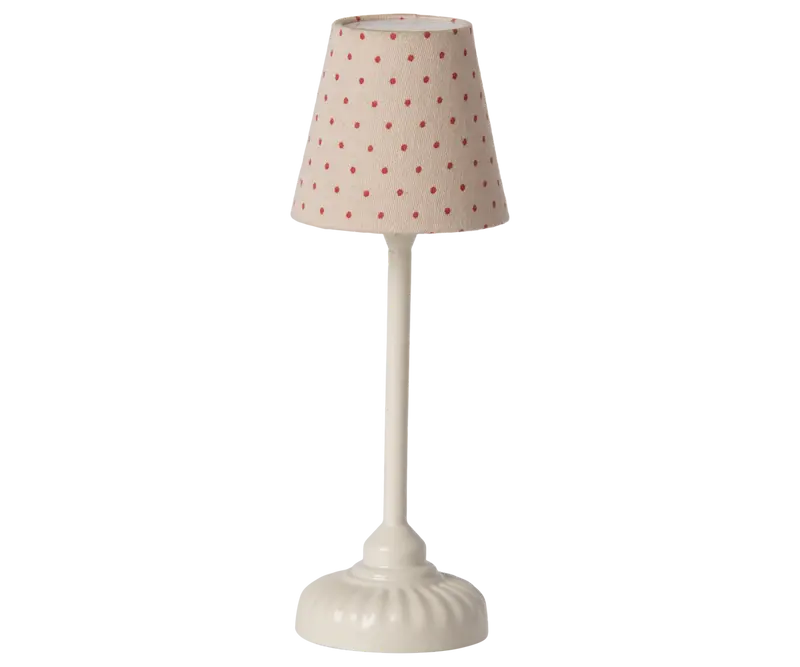 Vintage gulvlampe, mus, sand