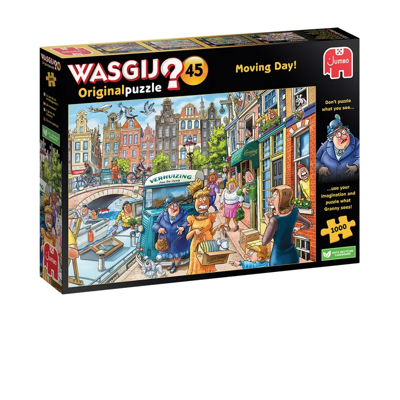Wasgij Original 45, 1000 brikker puslespil Moving Day