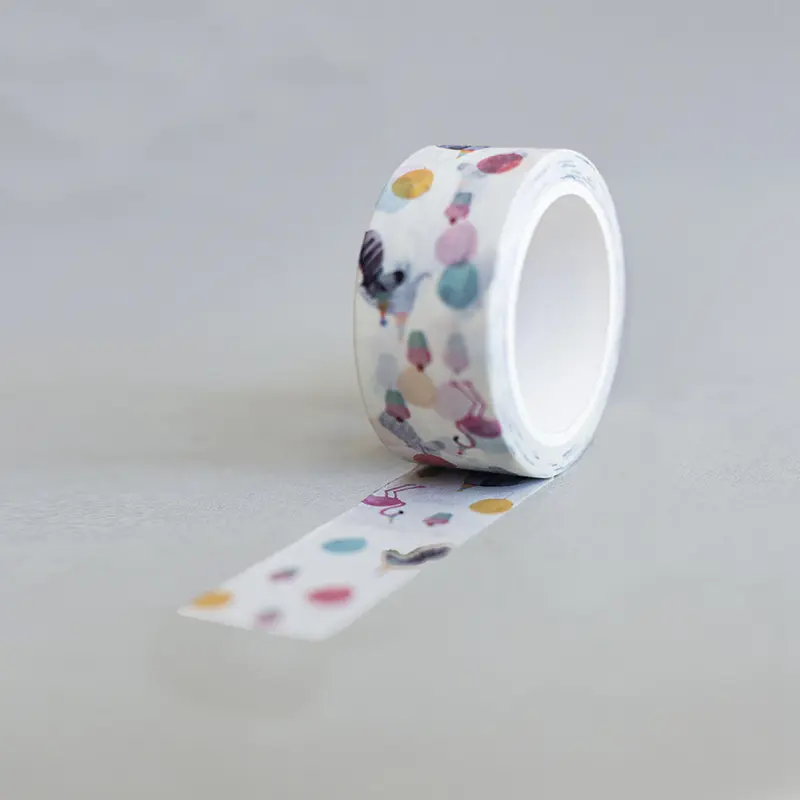 Washi tape, fødselsdagsdyr