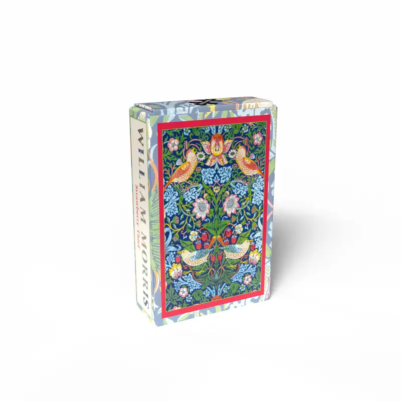 WILLIAM MORRIS Strawberry Thief minipuslespil med 99 brikker fra Penny Puzzle