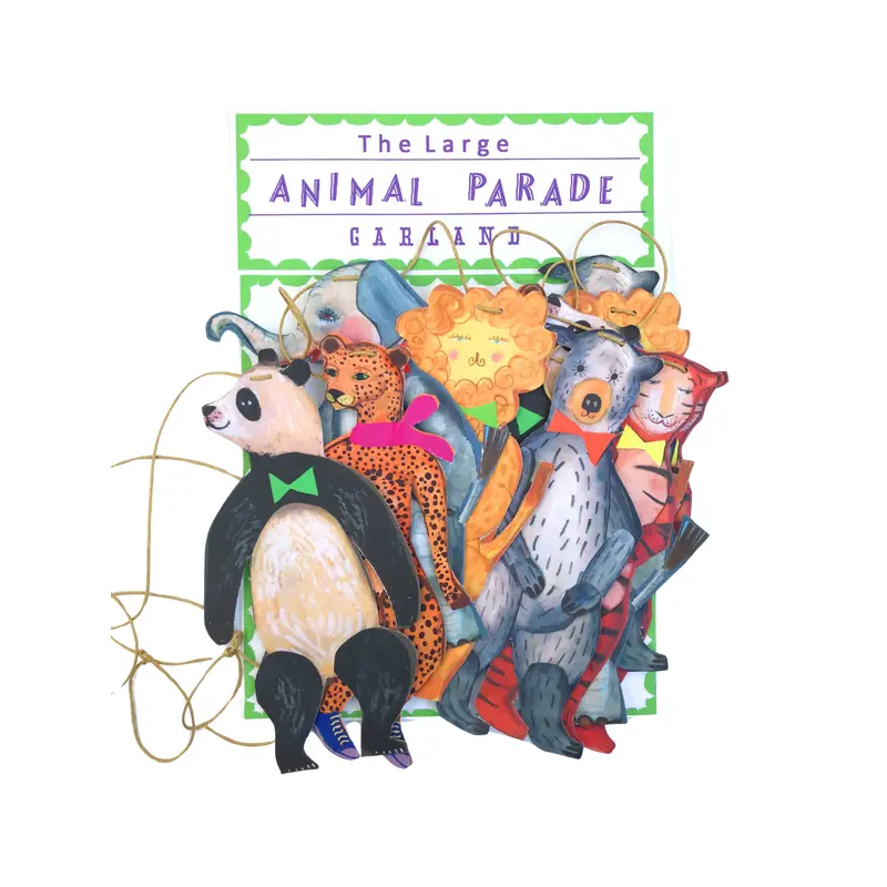 Wini Tapp - Large Animals Parade Garland