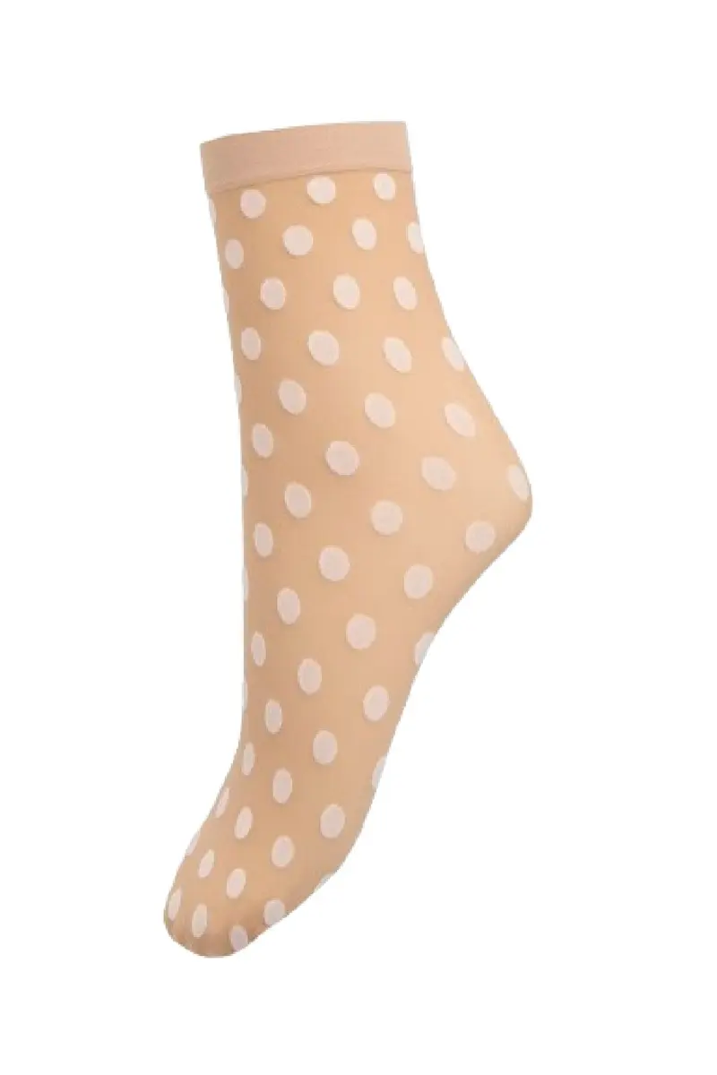 Wolford - Dots Socks48104 - 9383 White/white