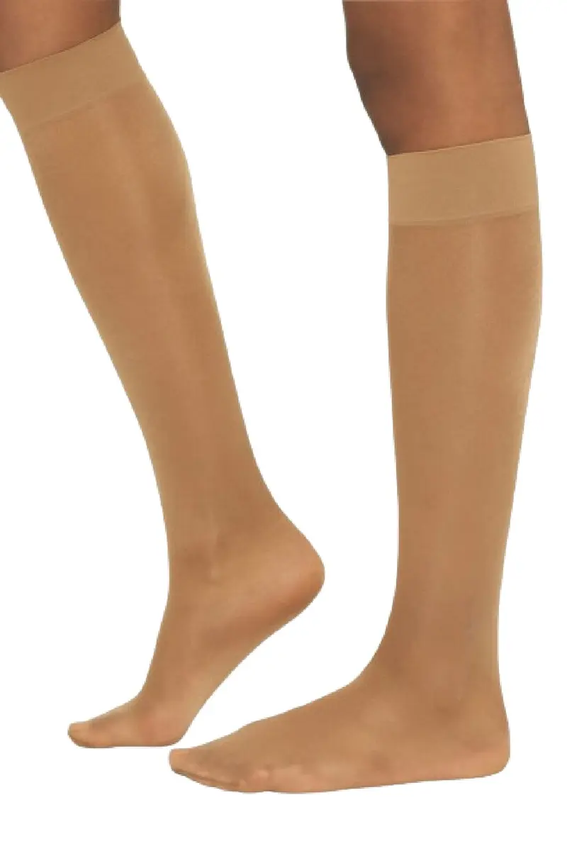 Wolford - Satin Touch 20 Knee Highs - Gobi