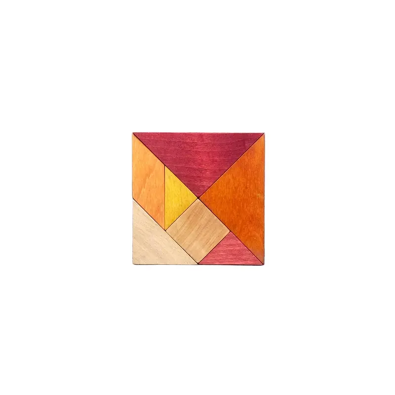 Wooden Story Tangram - Warm