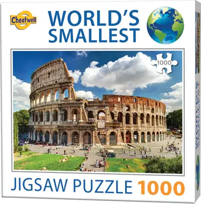 World's Smallest Colosseum i Rom 1000 minibrikker puslespil