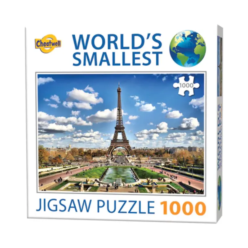 World's Smallest Eiffel Tower 1000 minibrikker puslespil