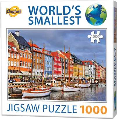 World's Smallest Nyhavn 1000 minibrikker puslespil