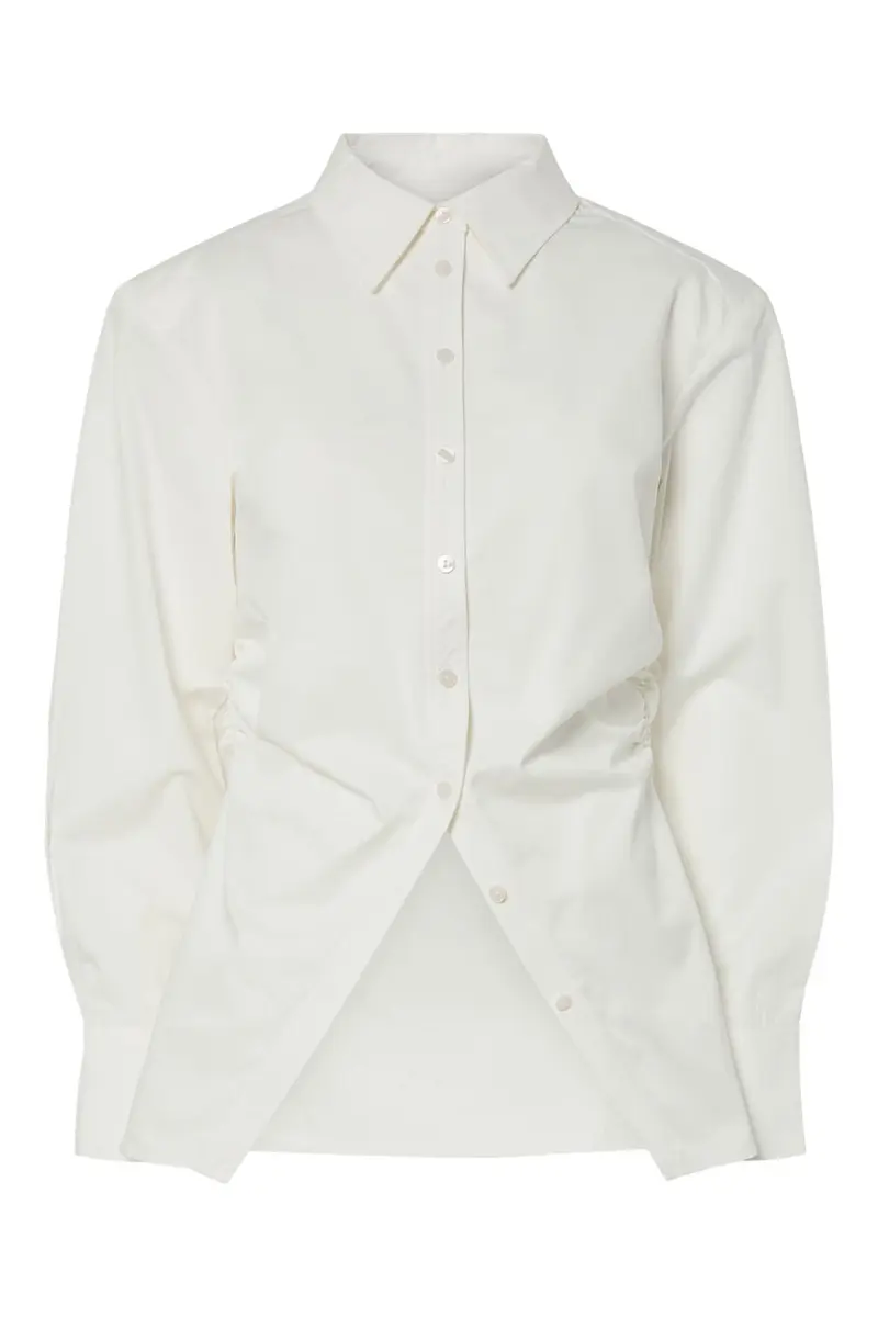 YAS - Yasareka Ls Shirt - 4888857 Star White