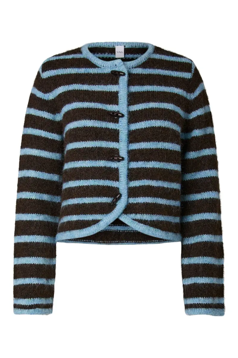Yas - Yasash Ls Knit Cardigan - 5132596 Carafe