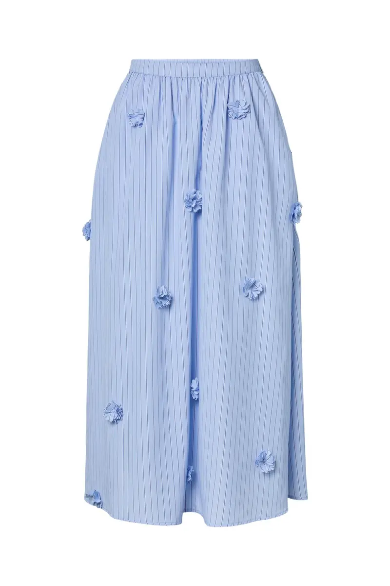YAS - Yasferima Long Skirt - 5018852 Skyway W. Stripes