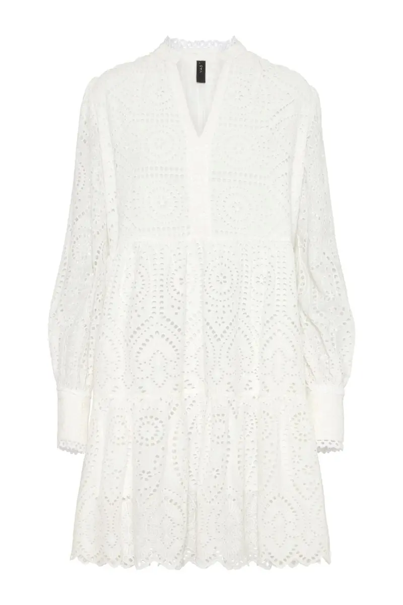 YAS - Yasholi Ls Dress S. - Star White