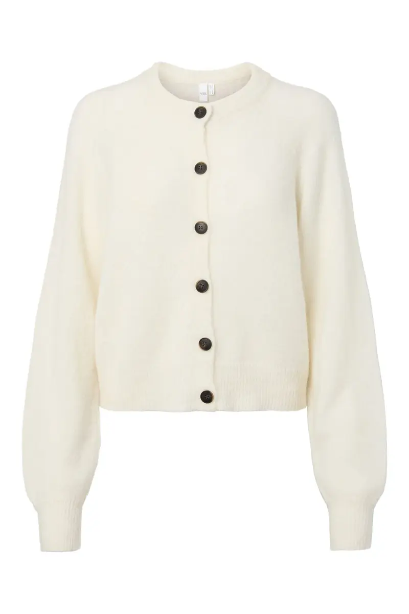 YAS - Yasjohi Ls Wool Blend Cardigan - 4972528 Pristine