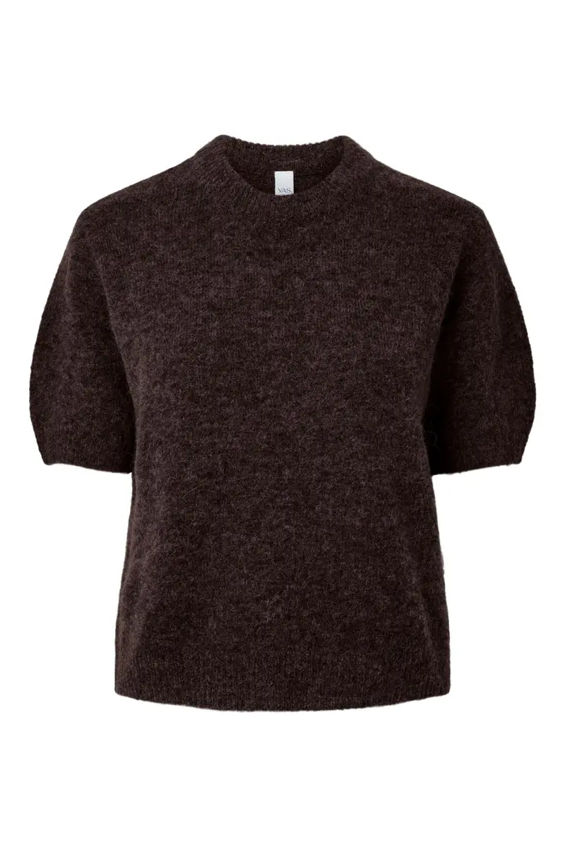 Yas - Yasjohi Ss Wool Blend Pullover - 5118885 Coffee Bean