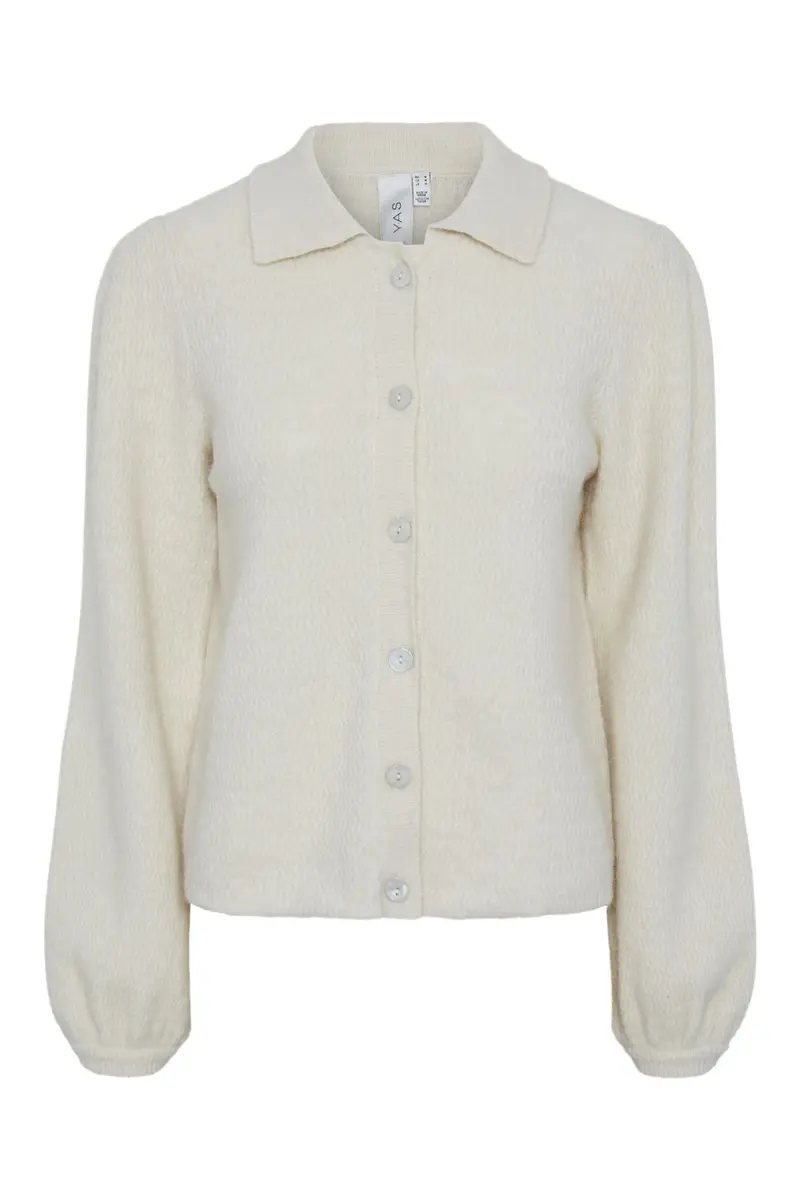 YAS - Yasmaffy Ls Knit Cardigan - 4545690 Birch Melange