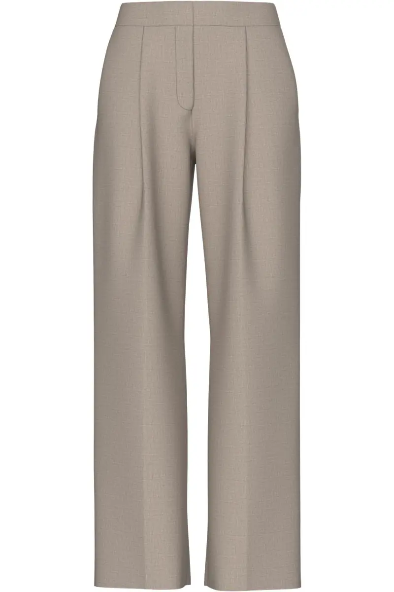 Yas - Yasmalino Pant - 5235793 Medium Grey Melange