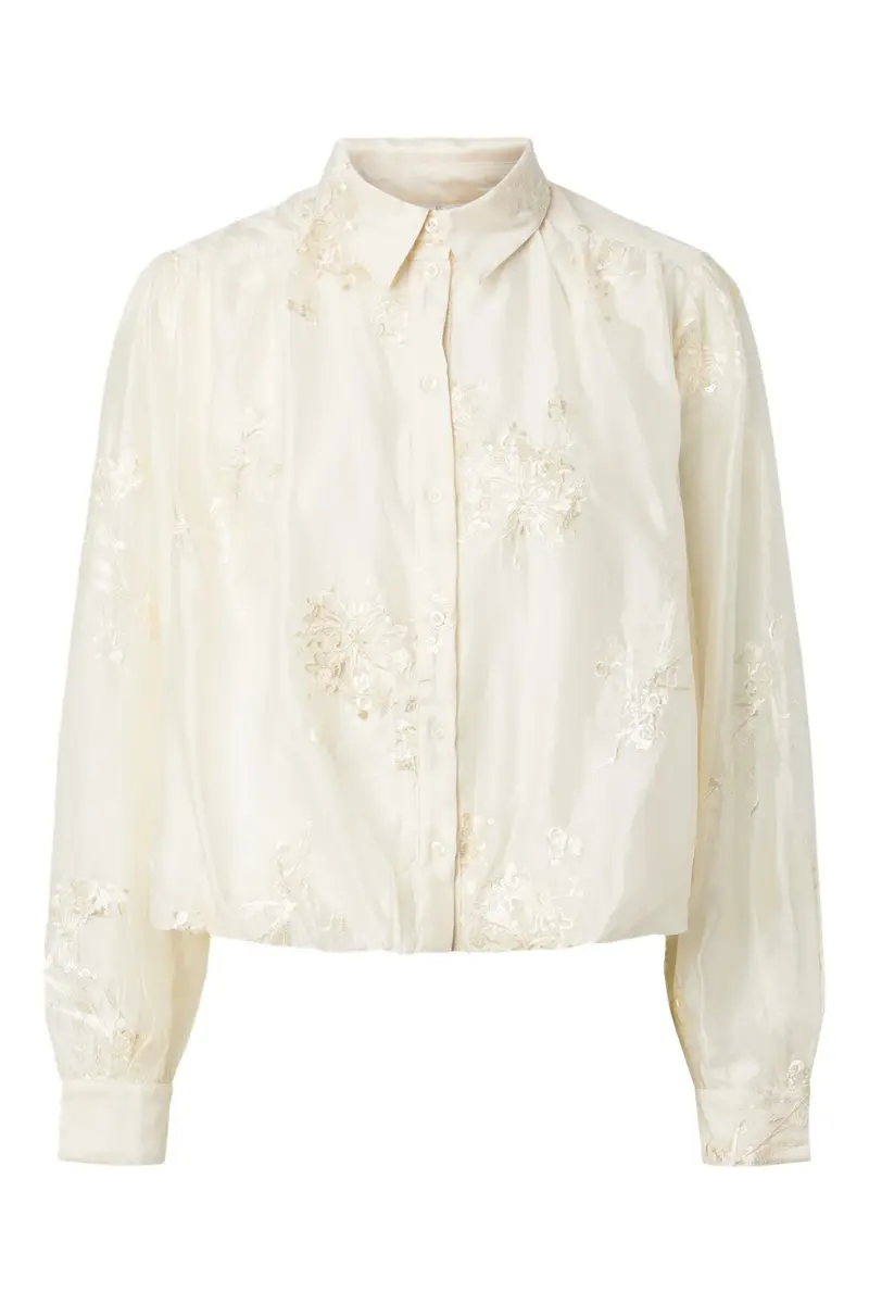 Yas - Yasmila Ls Shirt - 5225323 Pristine Sequins