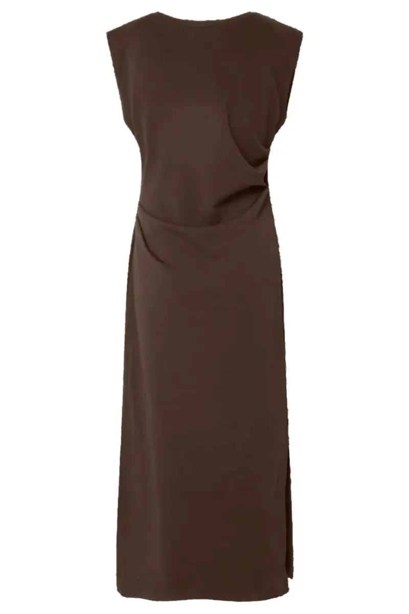 YAS - Yaspina Sl Long Dress - 5105488 Chocolate Brown