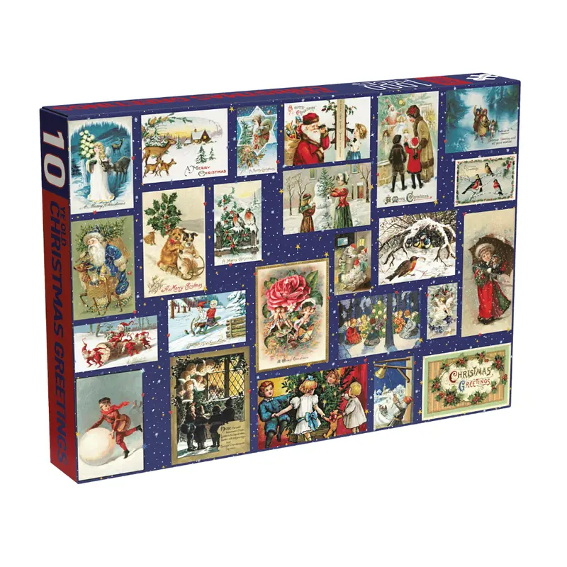 Ye Old Christmas Greetings 1000 brikker julepuslespil fra Penny Puzzle