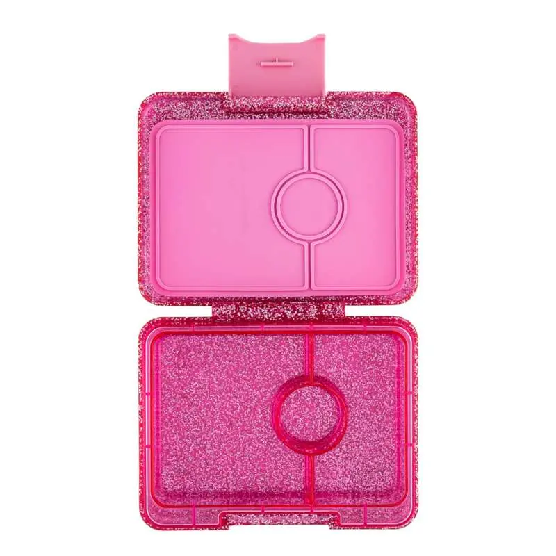 Yumbox Madkasse - Minisnack - 3 rum - Sparkle Rose Glitter