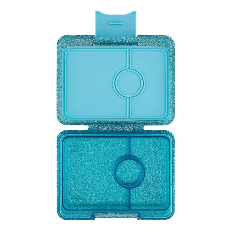 Yumbox Madkasse - Minisnack - 3 rum - Twinkle Aqua Glitter