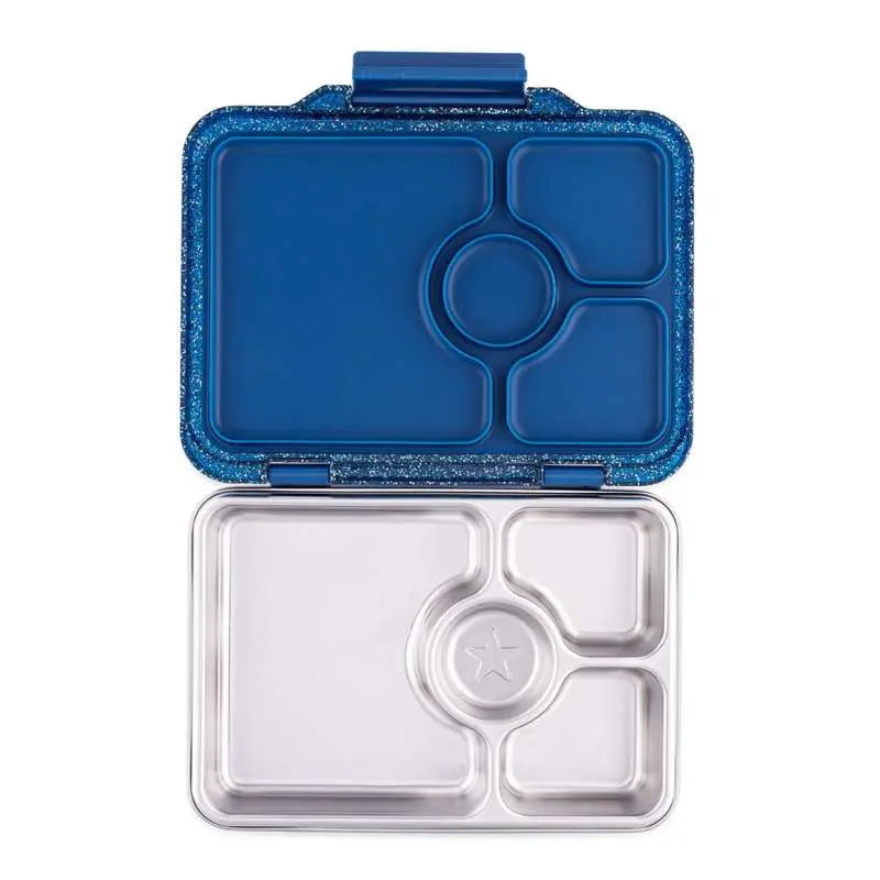 Yumbox Madkasse - Prêt - 4 rum - Twilight Blue Glitter