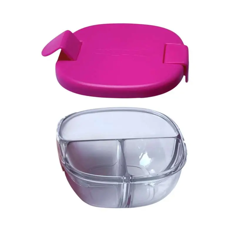 Yumbox Snackbowl - 3 rum - Raspberry Pink